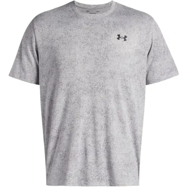 Under Armour TECH TEE PIXELATE Pánske športové tričko, sivá, veľkosť