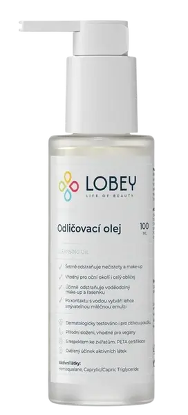 LOBEY Odličovací olej 100 ml