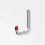 Nástěnný držák - hák, hliník, 115x140 mm, nosnost 30 kg - ALFER