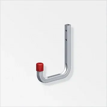 Nástěnný držák - hák, hliník, 115x140 mm, nosnost 30 kg - ALFER
