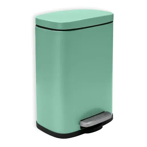 Spirella Spirella pedálový odpadkový kôš akira matná zelená oceľ 5 l 10.19838