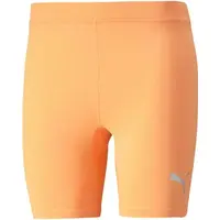 Puma LIGA BASELAYER SHORT TIGHT PKN Dámske kraťasy, oranžová, veľkosť