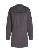 KARL LAGERFELD JEANS Šaty  tmavosivá / čierna