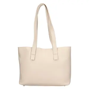 Dámská kožená kabelka Italia Azalea - béžová