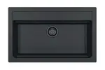 Alveus Atrox - Granitový drez 79x50 cm, deep black 1149214