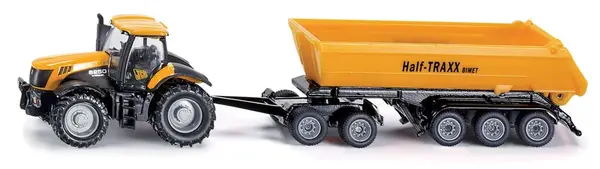 SIKU Farmer – traktor JCB 8250 so sklápacím príveskom, 1:87