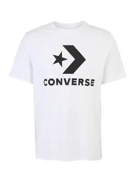CONVERSE Tričko  čierna / biela