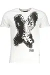 CAVALLI CLASS MEN'S SHORT SLEEVED T-SHIRT WHITE