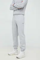 Tepláky Lacoste šedá barva, melanžové