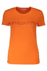 Oranžové tričko Patrizia Pepe