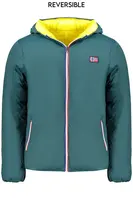 Oboustranná pánská zelená bunda