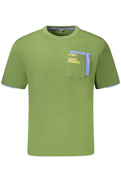 K-WAY SHORT SLEEVE T-SHIRT MEN GREEN