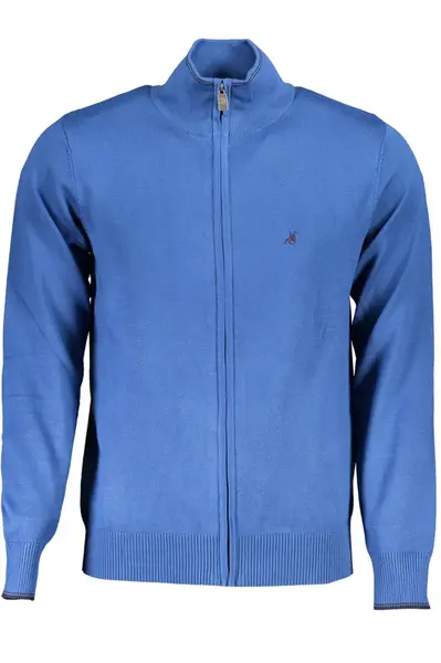 US GRAND POLO CARDIGAN MEN'S BLUE