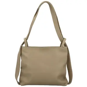 Dámský kožený kabelko/batoh taupe - Delami Vera Pelle Antun