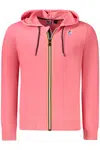 K-WAY MEN'S ZIP-UP SWEATSHIRT PINK