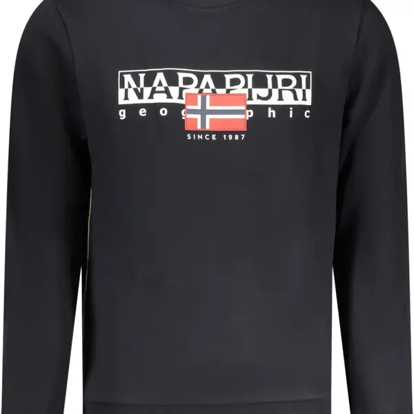 NAPAPIJRI SWEATSHIRT WITHOUT ZIP MEN BLACK
