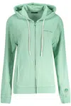 NORTH SAILS WOMEN'S ZIP-UP SWEATSHIRT GREEN