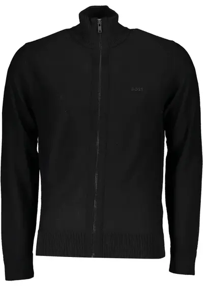 Pánský černý cardigan HUGO BOSS