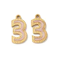 304 Stainless Steel Enamel Pendants