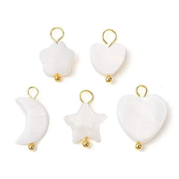 Natural Freshwater Shell Pendants