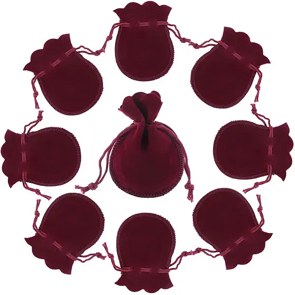 20Pcs Gourd Velvet Drawstring Bags