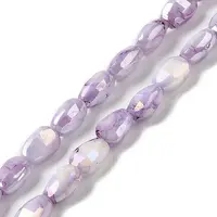 Electroplate Glass Beads Strands