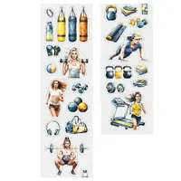 Independent Living Themes Label Paster Picture Stickers