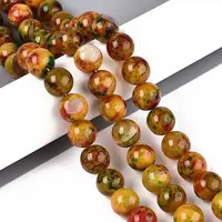 Dyed Natural Agate Beads Strands