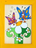 Obr 102 obrázek motýlci - m - 250x330mm