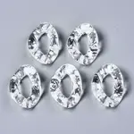 Transparent Spray Paint Acrylic Linking Rings