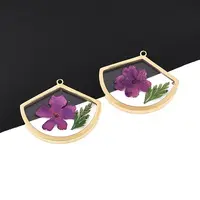 304 Stainless Steel Epoxy Resin Pendants