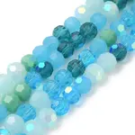 Electroplate Glass Beads Strands