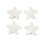 Natural Freshwater Shell Starfish Charms