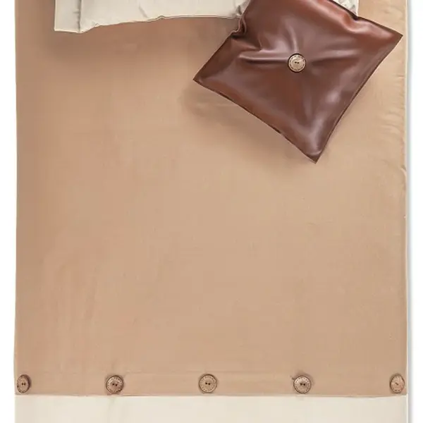 Ložní set 100x200cm artos - hnědá/béžová