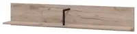 Nástěnná police xaden - dub šedý