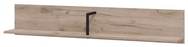 Nástěnná police xaden - dub šedý