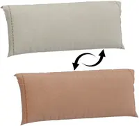 Opěrný oboustranný polštář 120x200cm kendra - béžová/oranžová