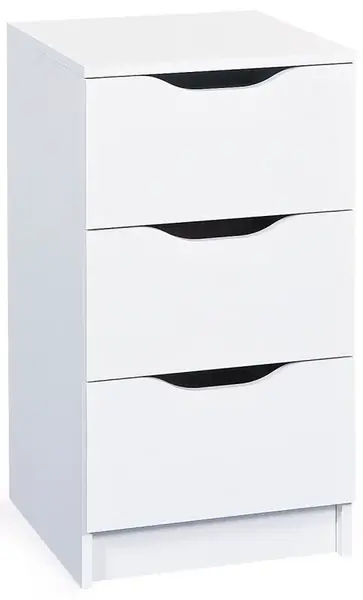 Komoda 3 zásuvky petrus - bílá