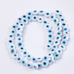 Handmade Evil Eye Lampwork Beads Strands