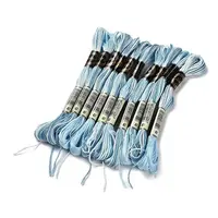 10 Skeins 6-Ply Polyester Embroidery Floss