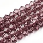 Bicone Glass Beads Strands