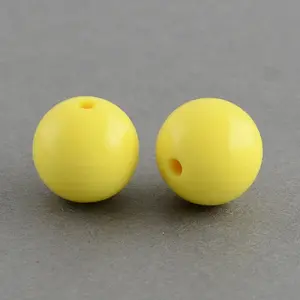 Chunky Bubblegum Round Acrylic Beads