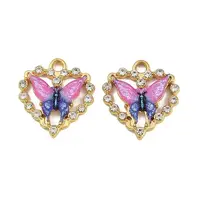 304 Stainless Steel Resin Pendants