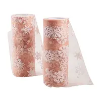 Snowflake Deco Mesh Ribbons