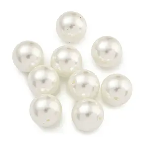 Baking Paint Pearlized Glass Pearl Round Beads