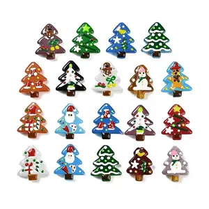 Christmas Theme Handmade Lampwork Beads
