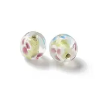 Handmade Gold Foil Glass Beads