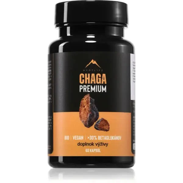 Hrotlife Chaga Premium podpora správneho fungovania organizmu 60 cps