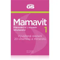 GS Mamavit 1 Plánovanie a 1. trimester tablety pre ženy tehotné, dojčiace alebo plánujúce tehotenstvo 90 tbl