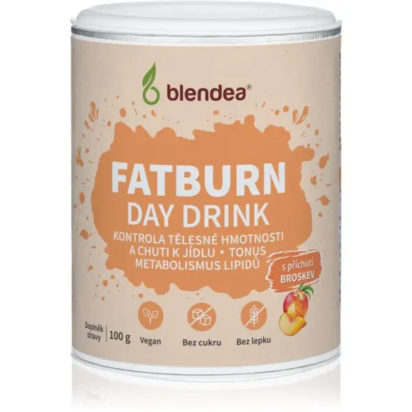 Blendea Fatburn Day Drink prášok na kontrolu hmotnosti príchuť Peach 100 g